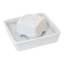 Pioneer Pet Ceramic Fountain Peaceful Waters, White, 1.8 Litre