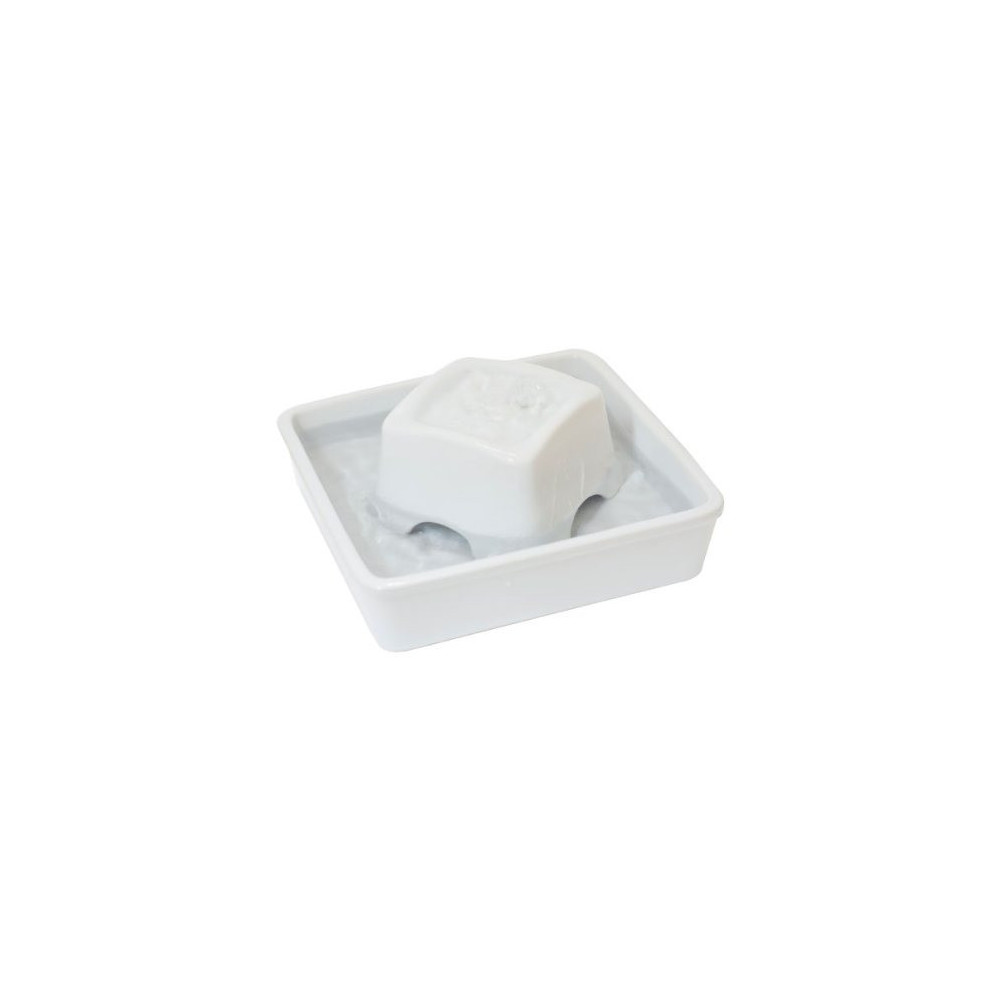 Pioneer Pet Ceramic Fountain Peaceful Waters, White, 1.8 Litre