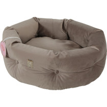 Zolux Cat Chambord Chesterfield Bed, Taupe Colour, 41 cm
