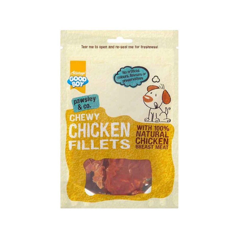 Armitage Good Boy Chewy Chicken Fillets For Dogs, 80 Gram