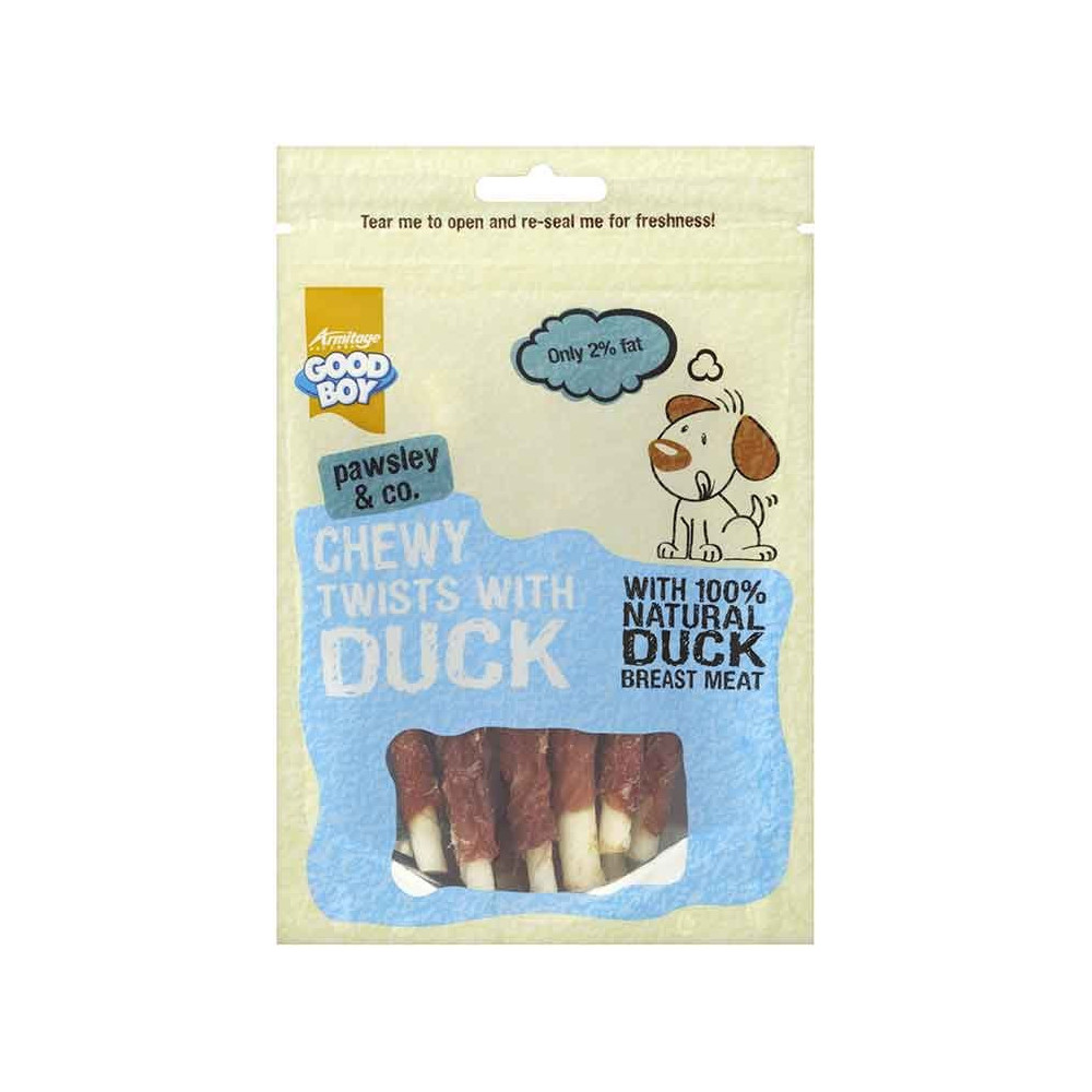 Armitage Good Boy Chewy Duck Treat For Dogs, 90 Gram