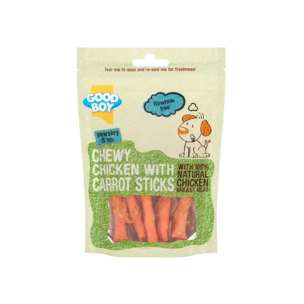 Amitage Good Boy Chewy Chicken With Carrot Stick For Dogs, 90 Gram