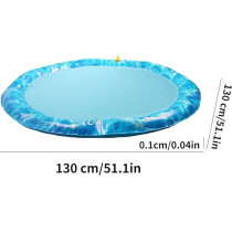 All For Paws Chill Out Sprinkler Fun Mat, Blue, 130 cm