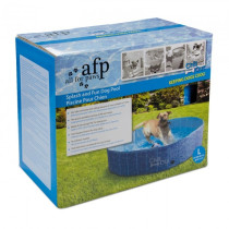 All For Paws Chill Out Splash And Fun Dog Pool, Large, Blue