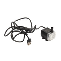 Catit Led Fountain, Zeus Cascade Fountain Replacement Pump, Black