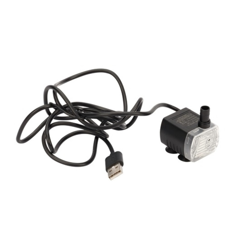 Catit Led Fountain, Zeus Cascade Fountain Replacement Pump, Black