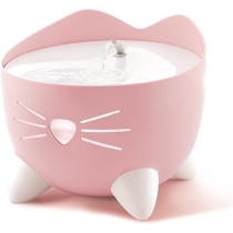 Catit Pixi Cat Drinking Fountain, Running Water Fountain, 2.5 L, Light Pink