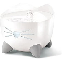 Catit Pixi Cat Drinking Fountain, Running Water Fountain, 2.5 L, White