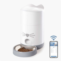 Catit Pixi Smart Feeder Automatic And Customizable Feeding Schedule With App Support, White