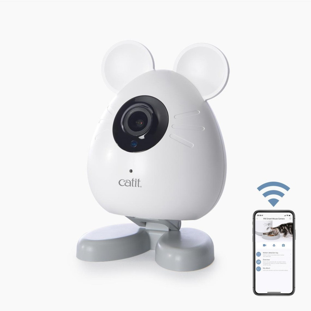 Catit Pixi Smart Mouse Camera, White Colour