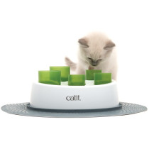 Catit Senses 2.0 Digger Interactive Cat Toy, White And Green