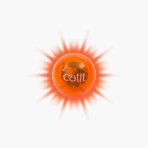 Catit Senses 2.0 Fireball Interactive Cat Toy, Orange