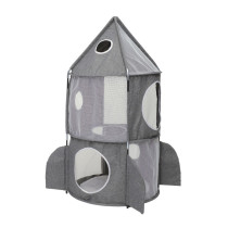 Catit Vesper Rocket Cat Tower, 50 x 50 x 90 Cm, Grey
