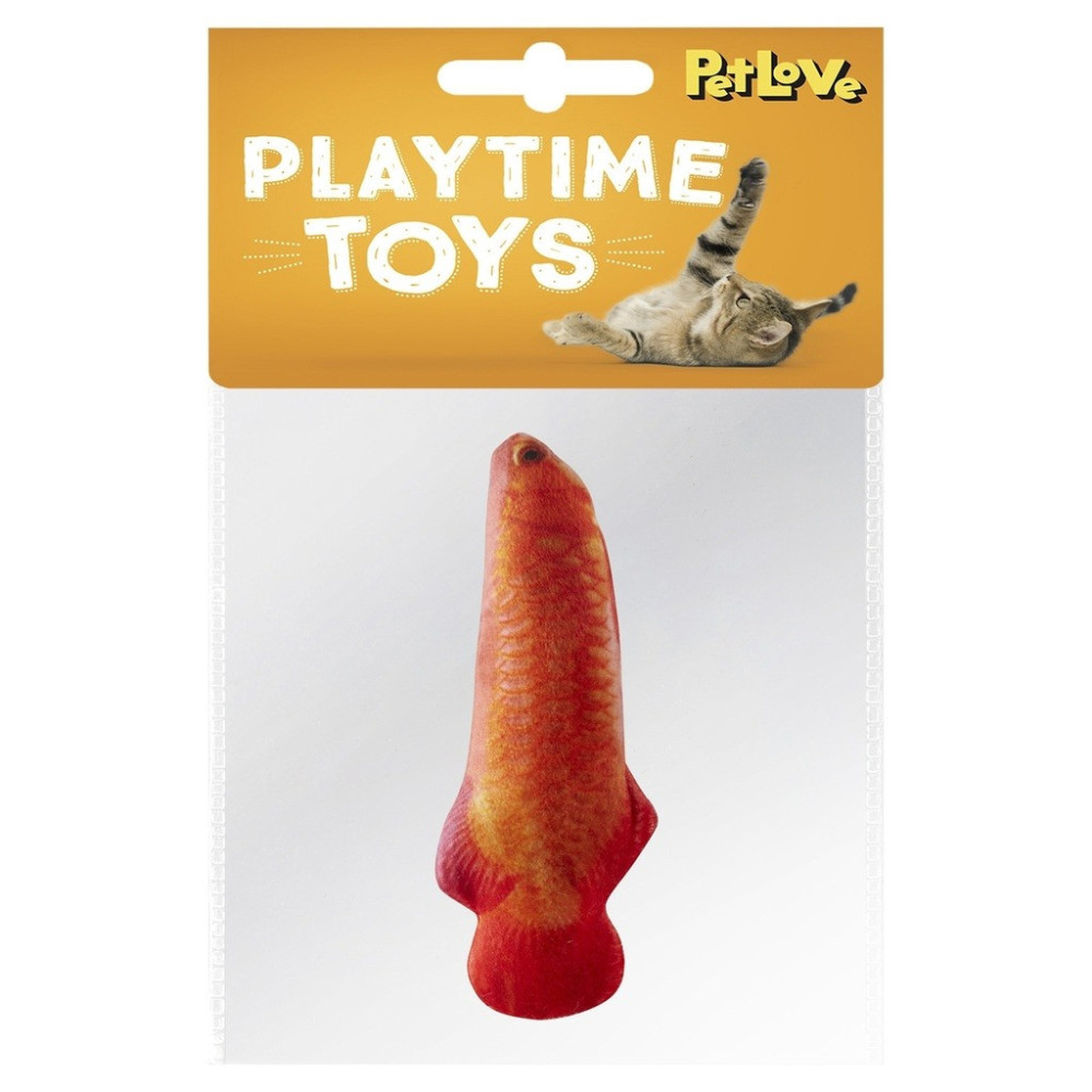 Mikki Catnip Fish, Red Arowana, Cat Playtime Toys, 10 Cm