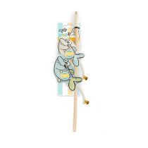 All For Paws Catoon, Fishes Wand Toy For Cat, Multicolour