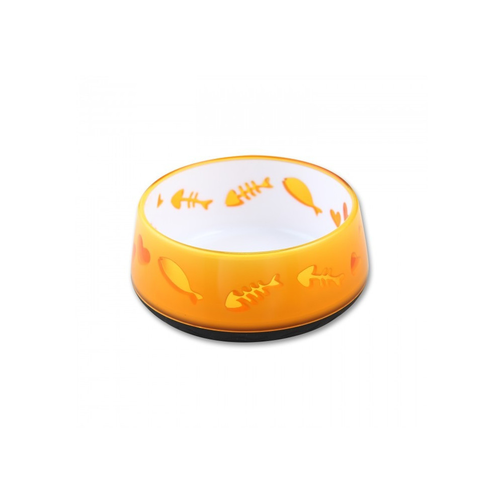 All For Paws Cat Love Bowl, High Quality And Durable Materials, Orange
