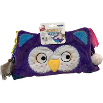 Gigwi Joyful Space Series Cat Play Mat Owl With Crinkle Paper And Catnip Bag Cat Toy
