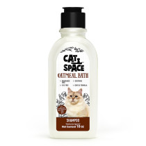 Cat Space Oatmeal Bath Shampoo, Fragrance Free And Gentle Formula, 300Ml