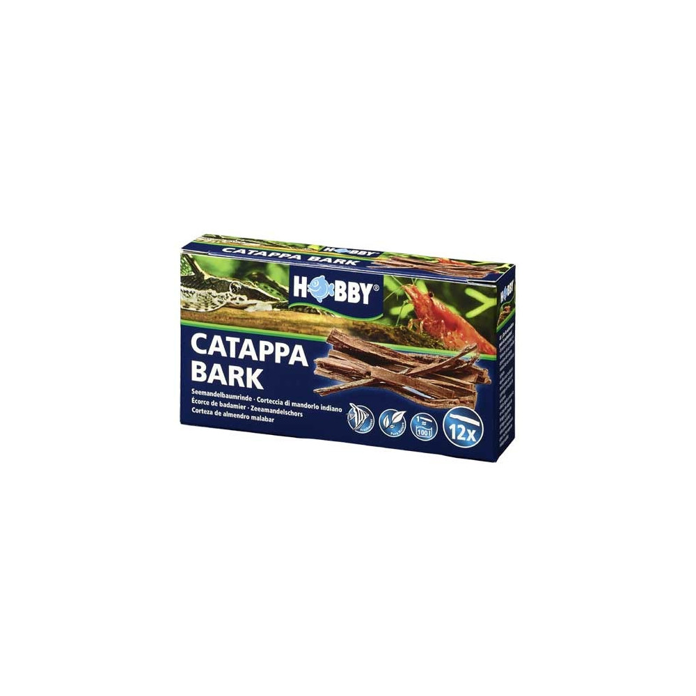 Hobby Catappa Bark For Aquarium Fish Treatment, 12 Pcs