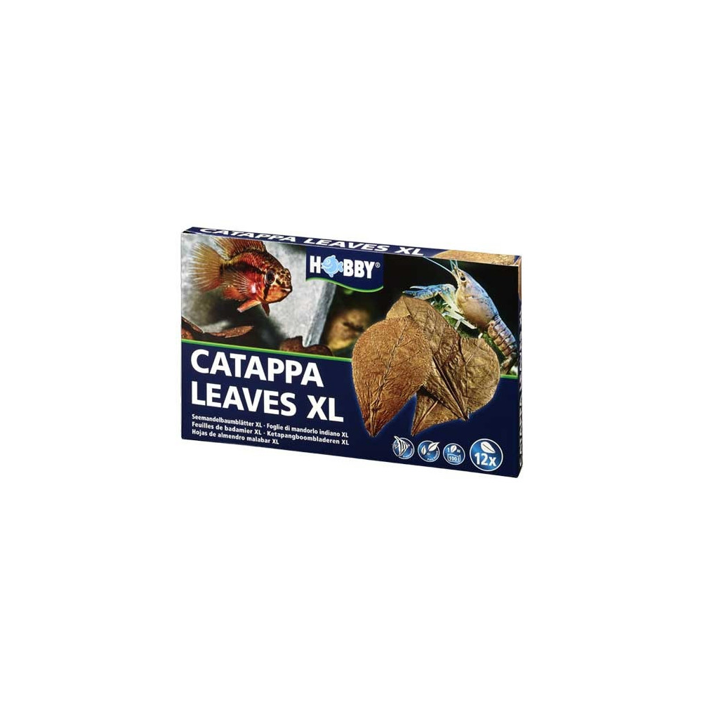 Hobby Aquarium, Catappa Leaves, Xl, 12 Pieces