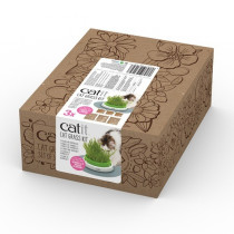 Catit Cat Grass Kit Safe And Organic, Pack Of 3