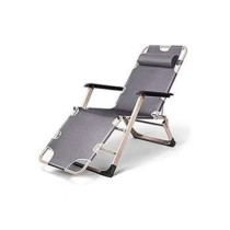 Bjm Foldable Lounge Chair Chaise Bed With Removable Pillow 98.2 x 64.6 x 10.1 Cm