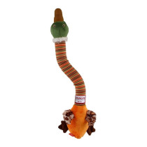 Gigwi Crunchy Neck Duck With Bone And Squeaker, Small, Orange/Green