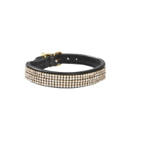Bobby Crystal Princess Collar For Dogs, Black, 30 cm