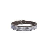 Bobby Crystal Princess Collar For Dogs, Brown, 35 cm