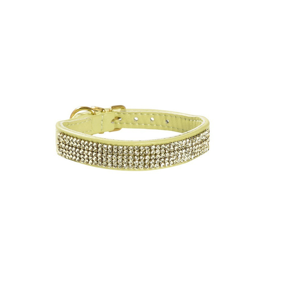 Bobby Crystal Princess Collar For Dogs, Green, 40 cm