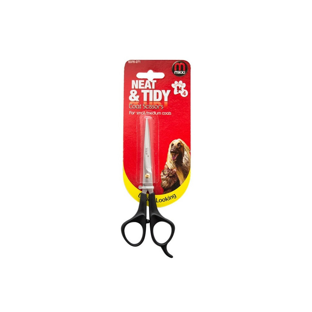 Mikki Dog And Cat Coat Grooming Scissors, For Small/Medium Coat
