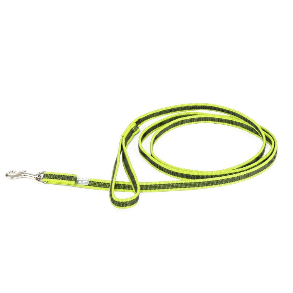 Julius-K9 Neon And Gray Super-Grip Leash With Handle, 14 Mm x 2 M, 87 G