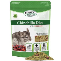 Exotic Nutrition Chinchilla Diet With Rose Hips, 907 Gram