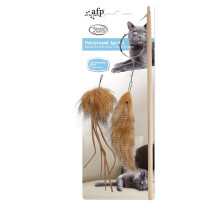 All For Paws Classic Comfort Fish Cat Wand Set