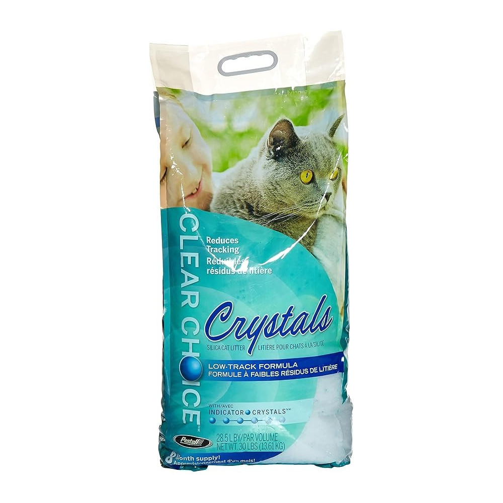 Clear Choice Silica Crystal Cat Litter, 13.6Kg