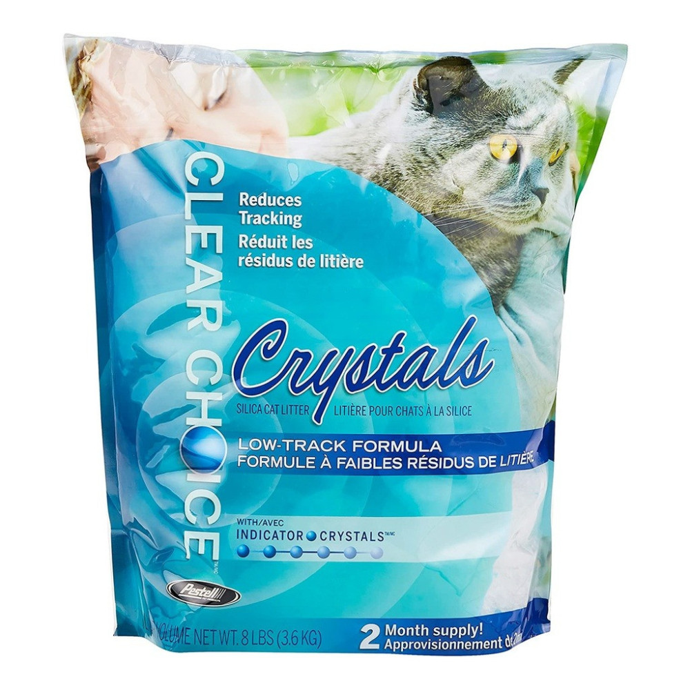 Clear Choice Silica Crystal Cat Litter, 3.6 Kg, White