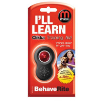 Mikki Behaverite Clikka Training Aid, Red And Black