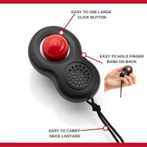 Mikki Behaverite Clikka Training Aid, Red And Black