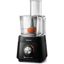 Philips Daily Collection 5000 Series Compact Food Processor 750w, Black, HR7302/90