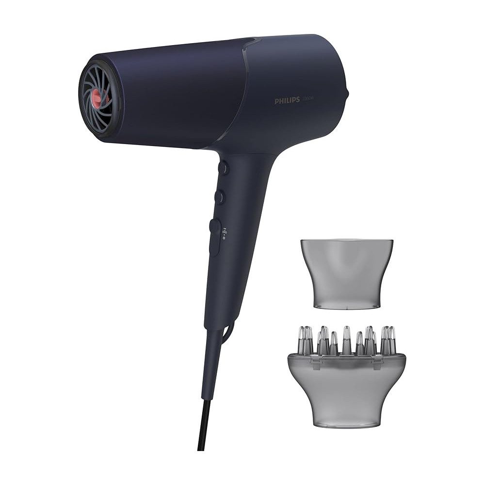 Philips 5000 Series Hair Dryer 2300W, Navy Blue/Metallic, BHD510/03