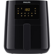 Philips Air Fryer Large 1400W With Rapid Air Technology And Connected with HomeID APP, Black, HD9252/90