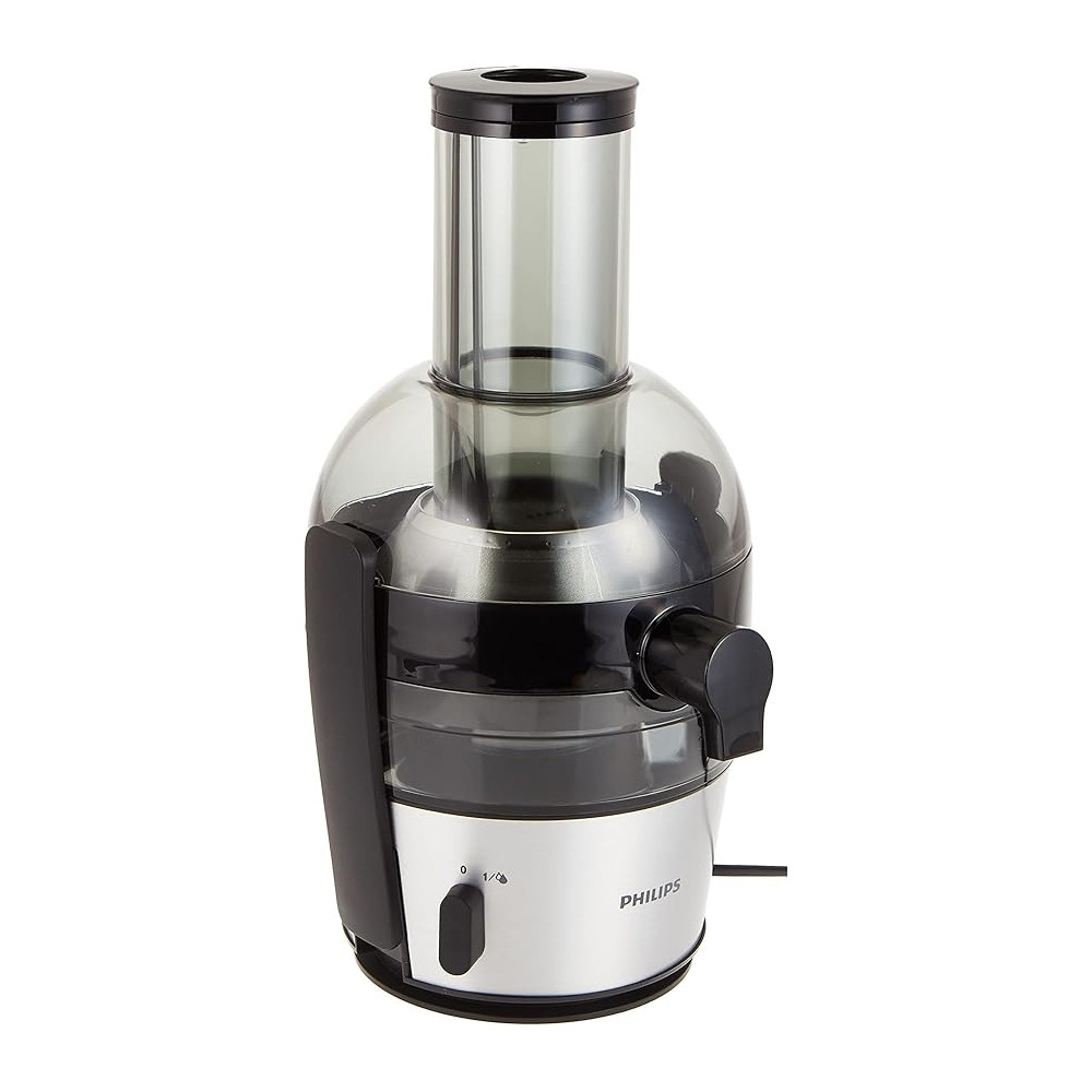 Philips Viva Collection Juicer 700W With 2L Capacity And XL Tube, Black/Grey, HR1863/22