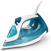 Philips 3000 Series Steam Iron 2100W With Steam Boost And Ceramic Coat, Aqua Blue/White, DST3011/26
