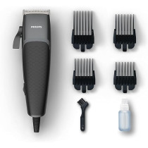 Philips 3000 Series Steel Blades Hair clipper With 2.4M Cord And 4 Click On Combs, Black/Grey, HC3100/13