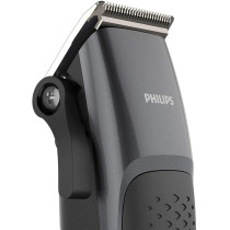 Philips 3000 Series Steel Blades Hair clipper With 2.4M Cord And 4 Click On Combs, Black/Grey, HC3100/13