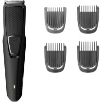 Philips 1000 Series Beard Trimmer With Stainless Steel Blades, Black, BT1214/15