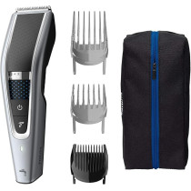 Philips 5000 Series Washable Hair Clipper With Dual Cut And Trim n Flow Pro Technology, Grey/Black, HC5630/13