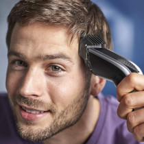 Philips 5000 Series Washable Hair Clipper With Dual Cut And Trim n Flow Pro Technology, Grey/Black, HC5630/13