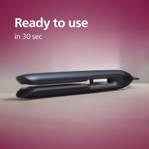 Philips 7000 Series Hair Straightener With Style Button And Quick Temperature Setting, Teal Metalic, BHS732/03