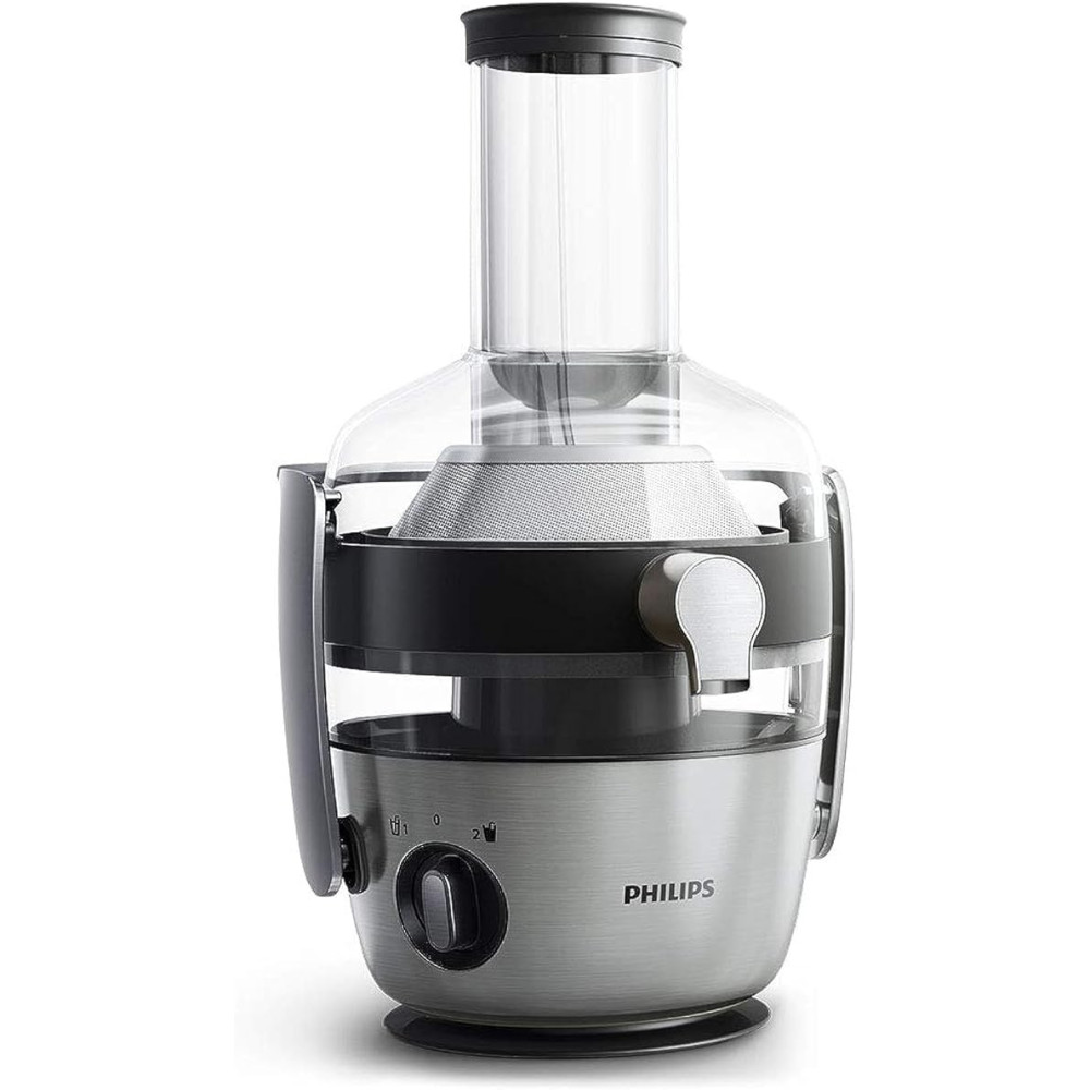 Philips 1200W Juicer Avance Collection With 1L Capacity, XXL Feeding Tube And Low Noise, Grey/Black, HR1922/21